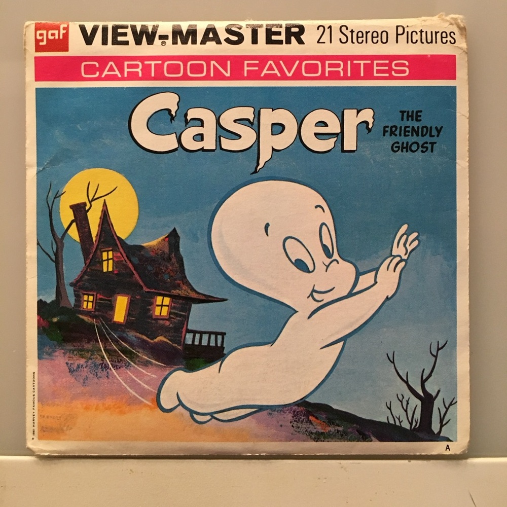 View-Master Casper cartoon GAF 1961 3 pack